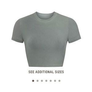 Skims new vintage super cropped T-shirt